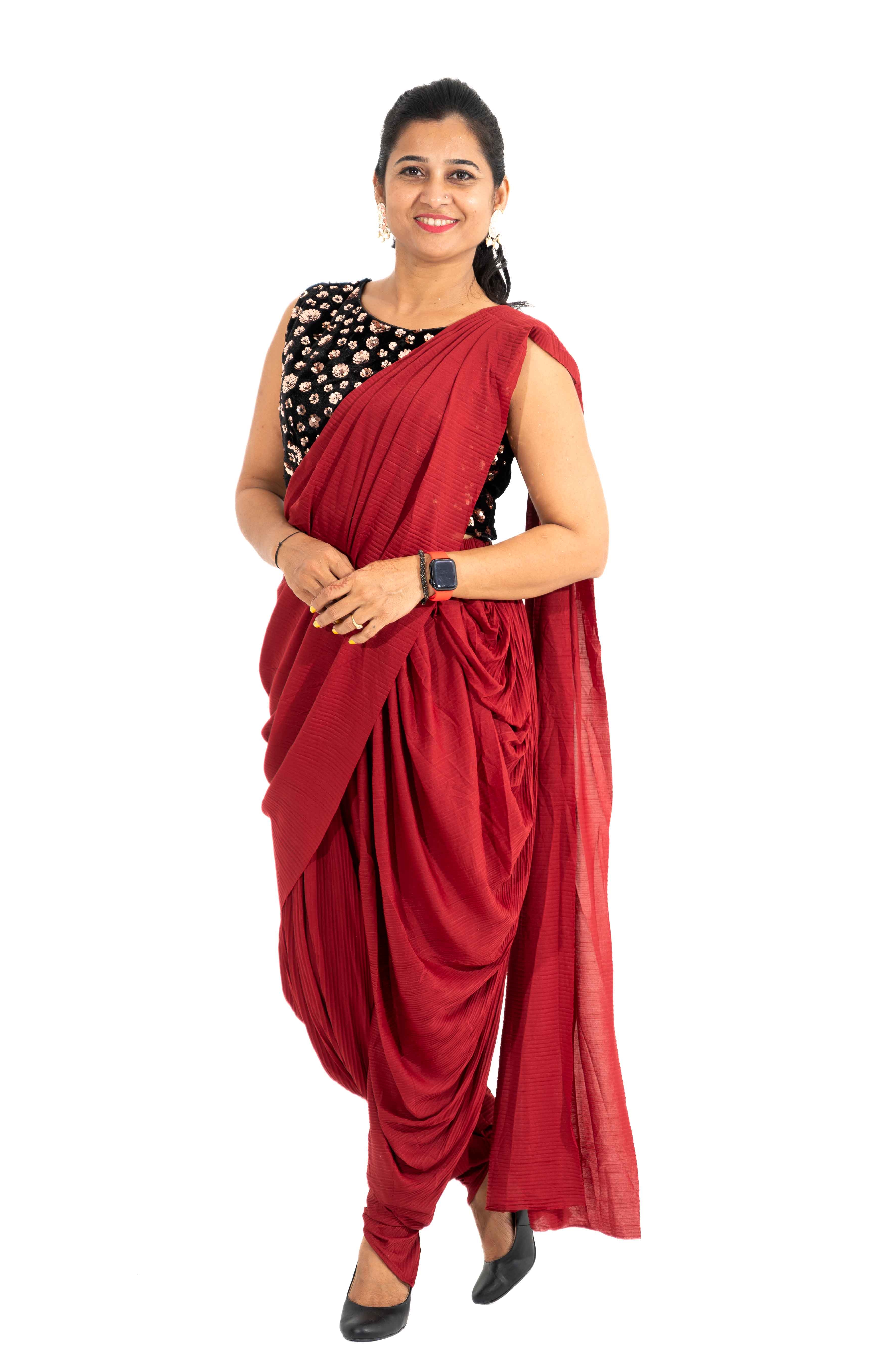 Dhoti Sarees - Buy Latest Collection of Dhoti Sarees for Women online 2024