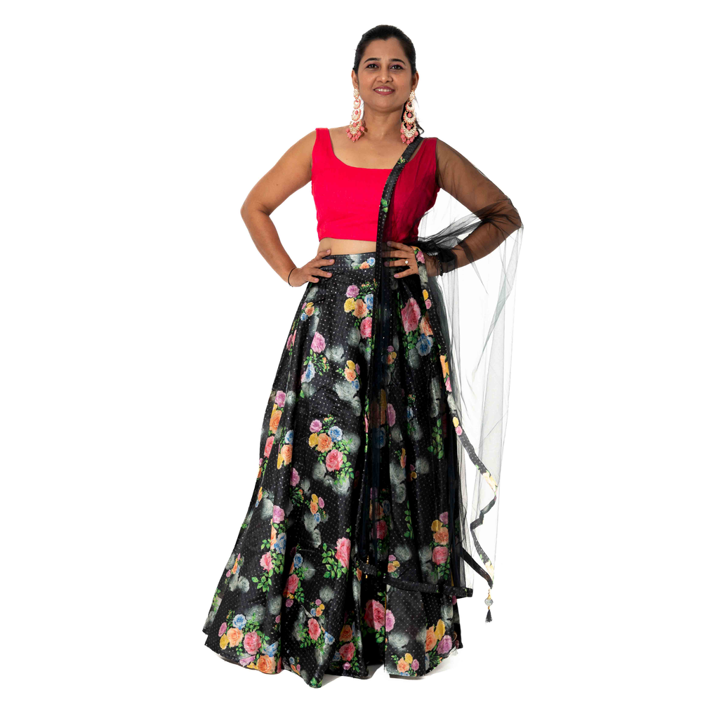 MAYA LADIES SKIRT WITH DUPATTA HKK