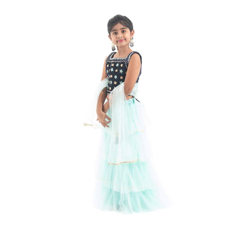 ABIYA GIRLS LEHNGA SUIT HMS