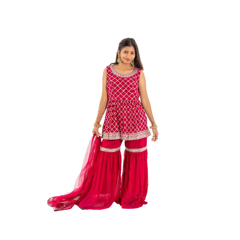 RUHI LADIES PLAZO SUITS RR