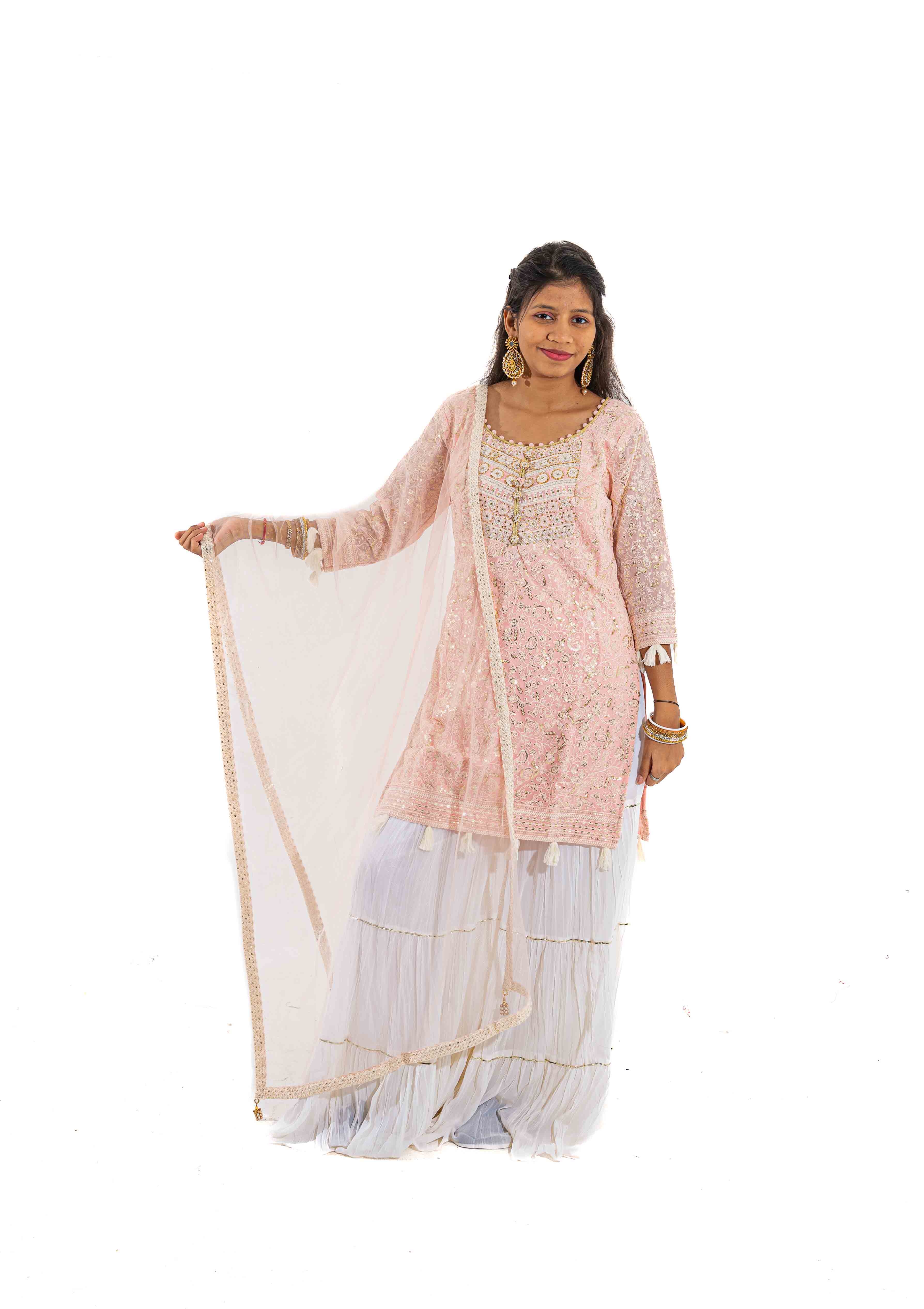 TANISHA LADIES PLAZO SUITS HOK Women SALWAR KAMEEZ PEHNAWA 08 06 2023 ME10500 352