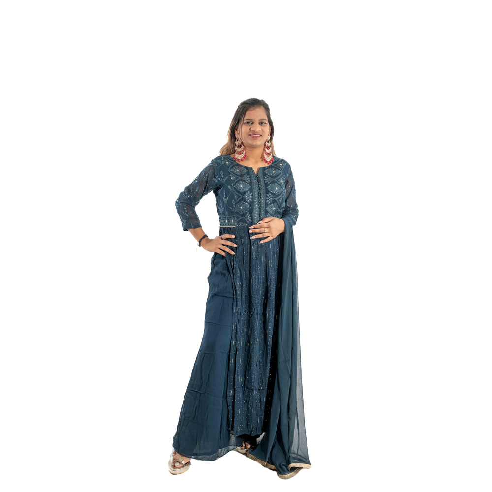 TANEESHA KURTA PLAZO WITH DUPATTA EER