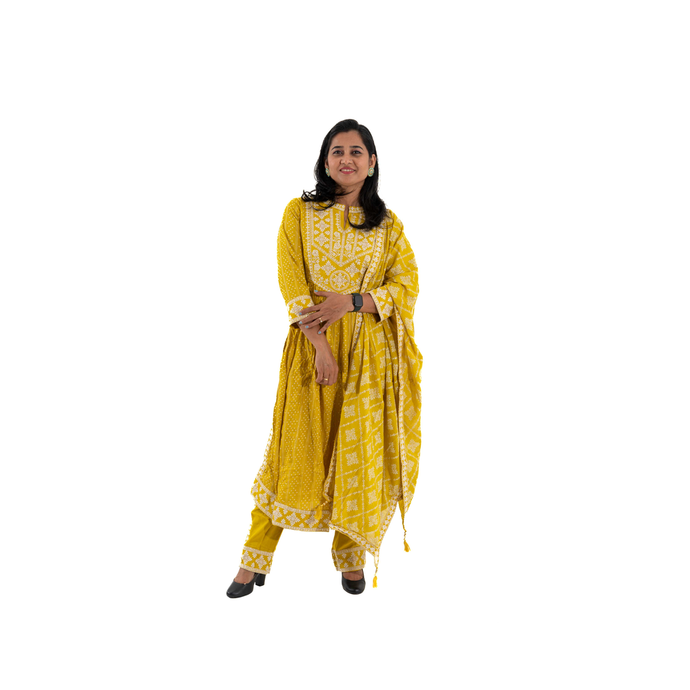 MIHIRA KURTA PANTS WITH DUPATTA EHK