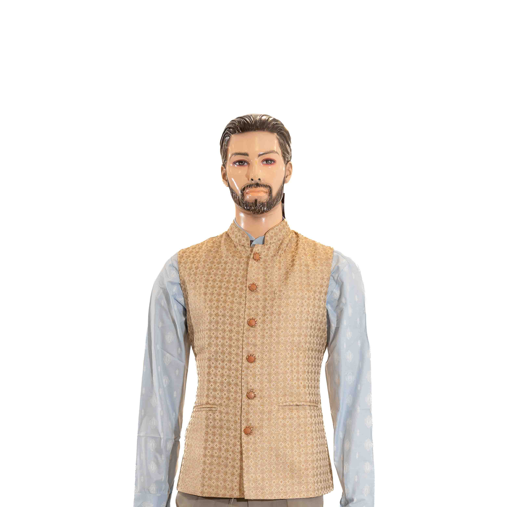 AKASH MENS MODI VEST COAT OS