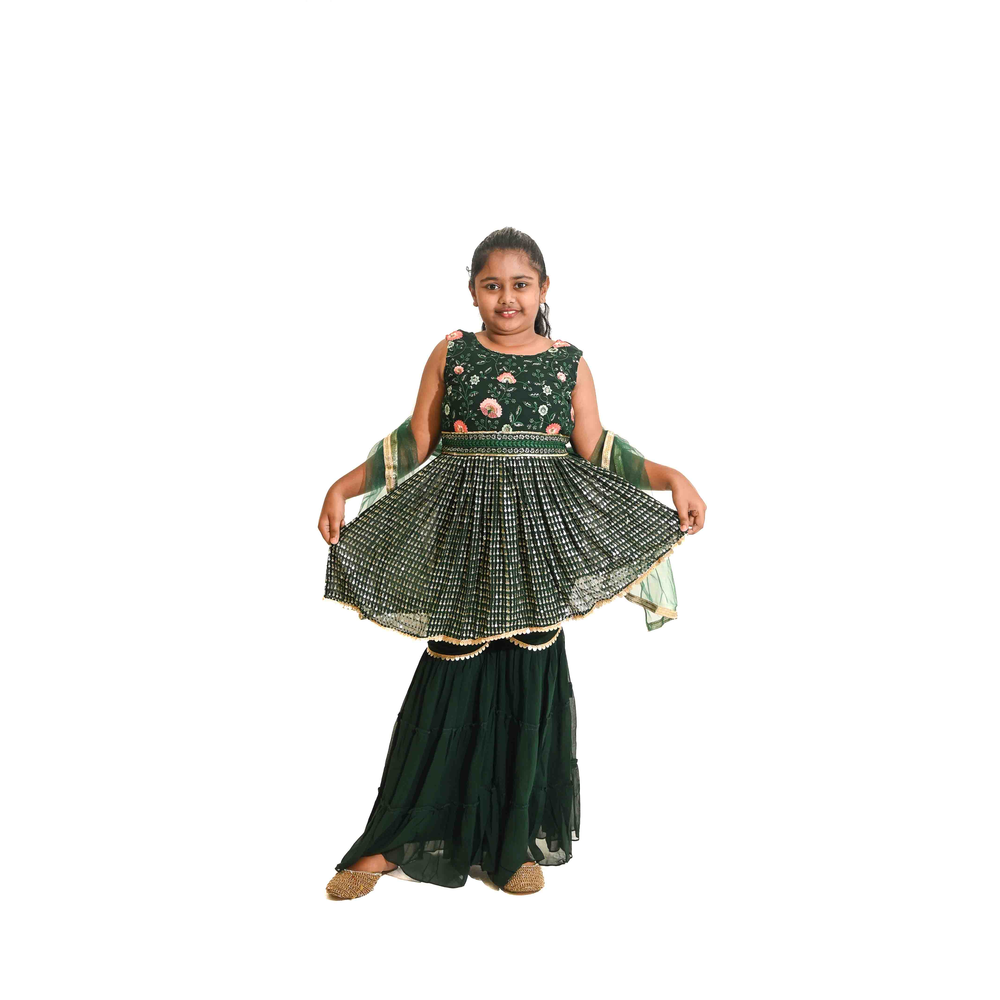 KHUSHI GIRLS KURTA PLAZO SUITS TS