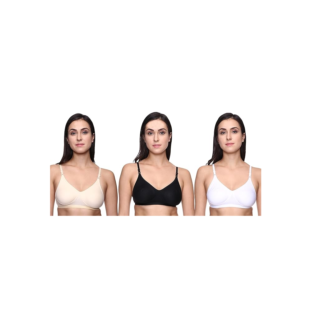 NAGINA WOMAENS & GIRLS COTTON NON PADDED BRA