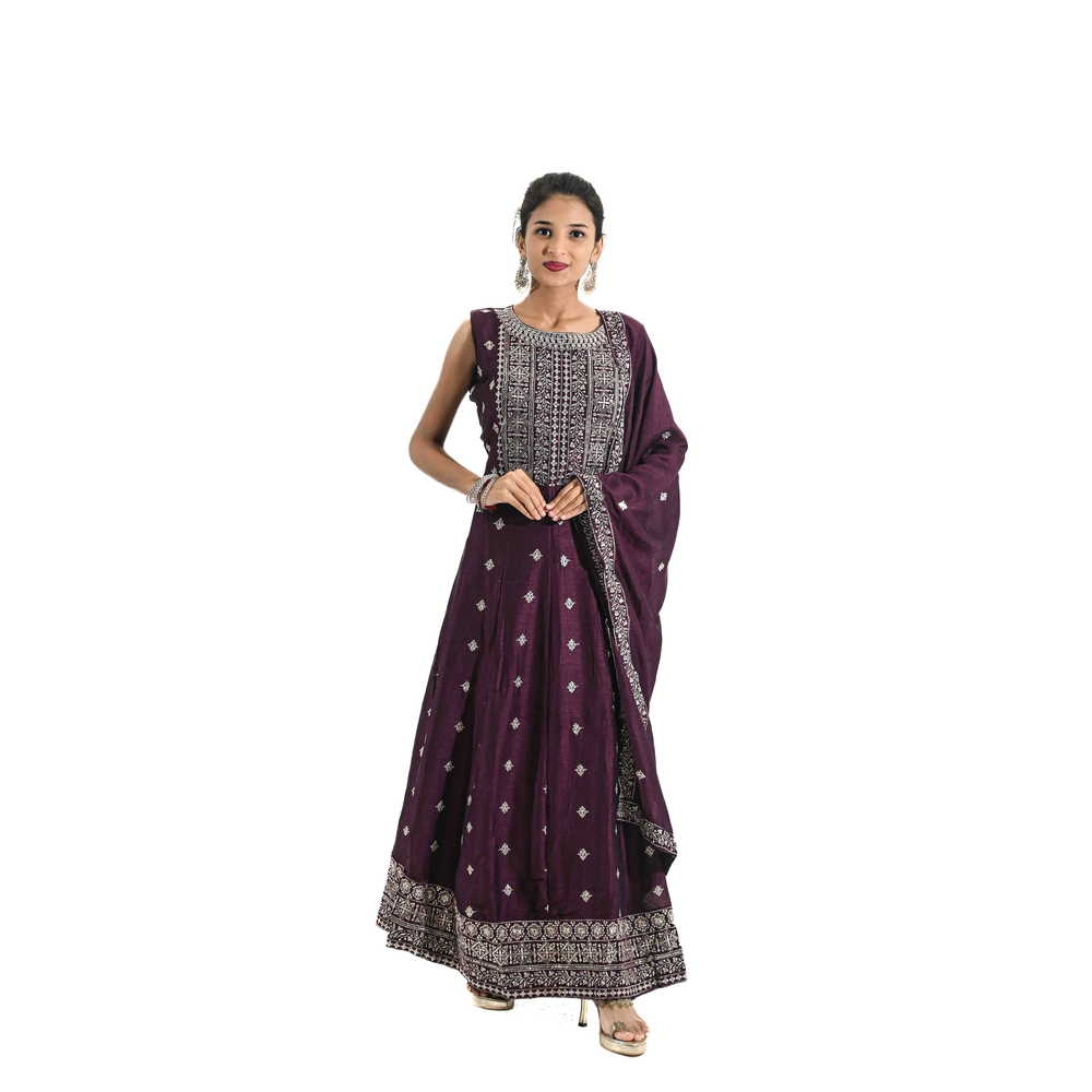 KASTURI GOWN SUIT WS - Women-SALWAR KAMEEZ-GOWNS : PEHNAWA - 20/03/2024 ...