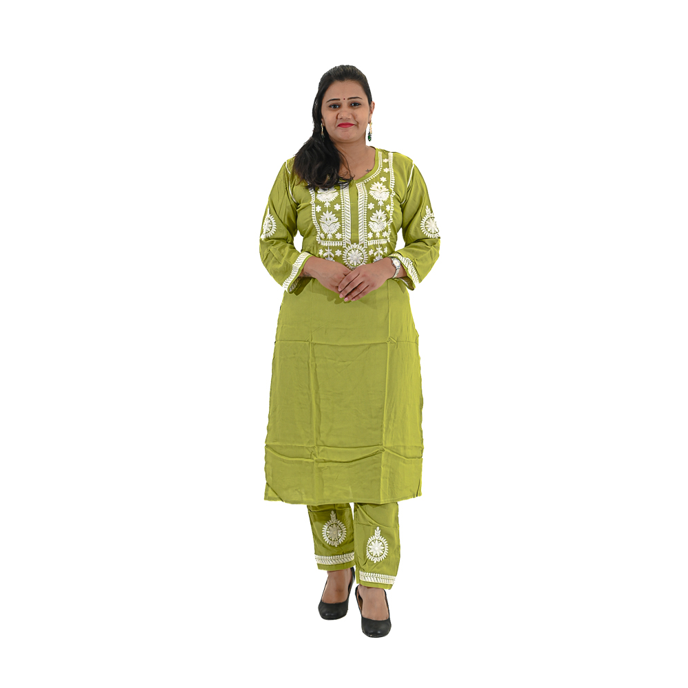 AAISHA KURTI N PANTS OS