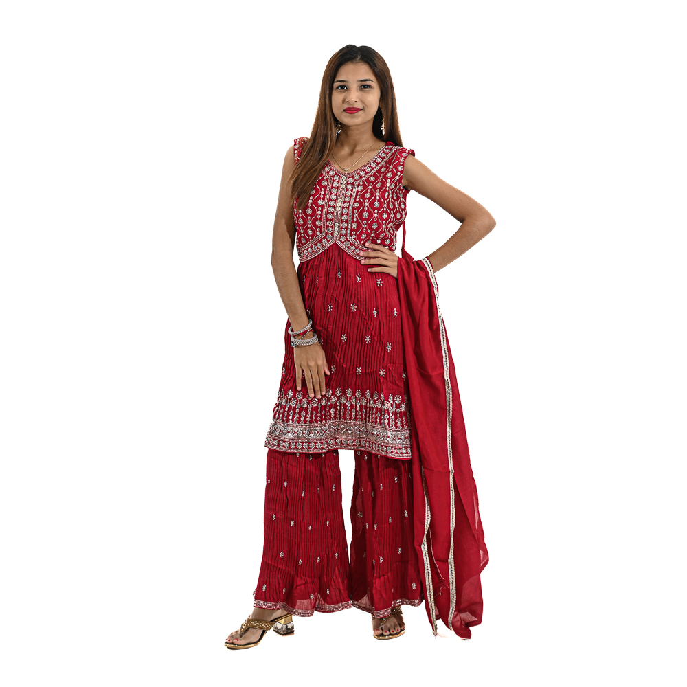 ALISHAH GIRLS SHARARA SUIT WK