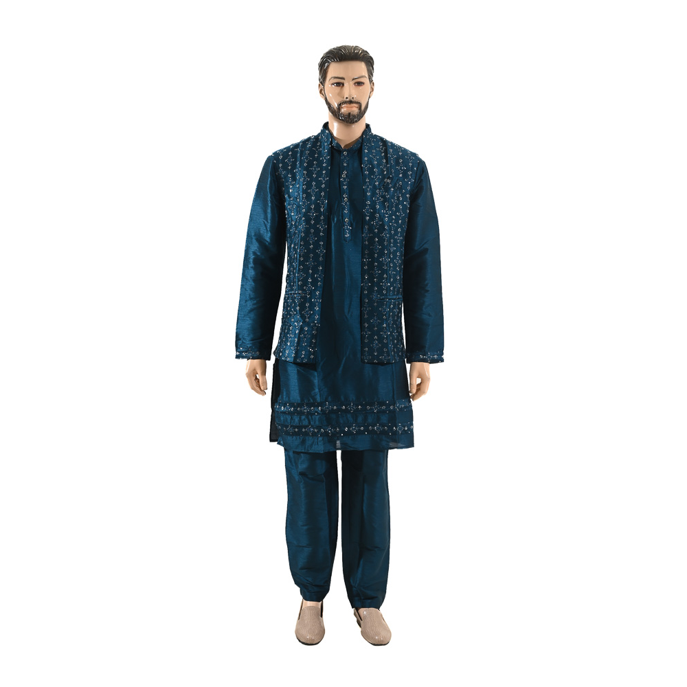 IBRAHIM MENS 3PCS SHERWANI HHK