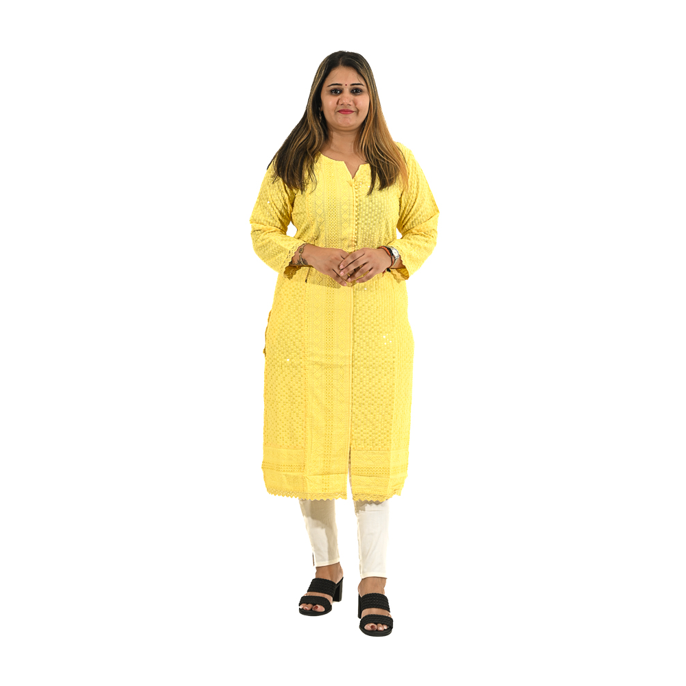 EESHA LADIES CHIKKAN KURTI SS